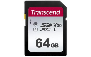 Transcend TS64GSDC300S Speicherkarte 64 GB SDXC NAND Klasse 10