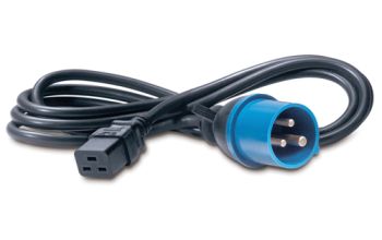 APC C19/IEC309 2.5m Schwarz 2,5 m C19-Koppler