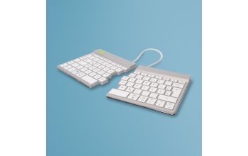 R-Go Tools Split R-Go Break Tastatur, QWERTZ (DE), Bluetooth, weiß