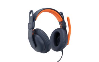 Logitech Zone Learn Kopfhörer Kabelgebunden Kopfband Ausbildung Blau, Orange