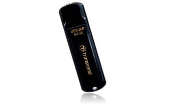 Transcend JetFlash elite 700 64GB USB 3.0 USB-Stick USB Typ-A 3.2 Gen 1 (3.1 Gen 1) Schwarz