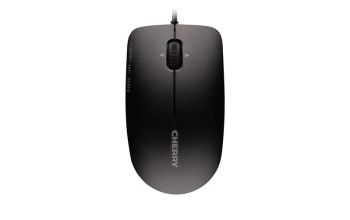CHERRY MC 2000 Kabelgebundene Maus mit schwenkbarem Rad, Schwarz, USB