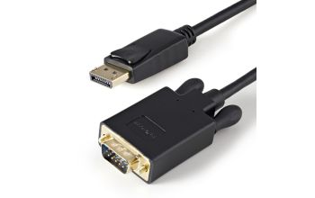 StarTech.com DisplayPort auf VGA Kabel 91cm (Stecker/Stecker) - DP zu VGA Kabel Adapter - Schwarz