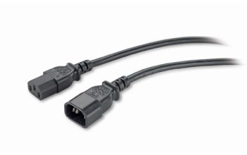 APC PWR Cord C13 - C14, 0.6 m Schwarz 0,61 m C13-Koppler C14-Koppler