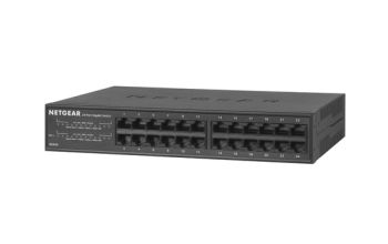 NETGEAR GS324 Unmanaged Gigabit Ethernet (10/100/1000) Schwarz