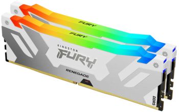 Kingston Technology FURY 32GB 7600MT/s DDR5 CL38 DIMM (2er-Kit) Renegade RGB White XMP