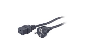 APC AP9875 Stromkabel Schwarz 2,5 m C19-Koppler CEE7/7