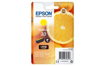 Epson Oranges Singlepack Yellow 33 Claria Premium Ink