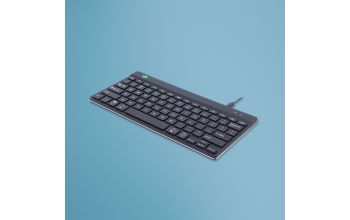 R-Go Tools Compact Break R-Go Tastatur, QWERTY (US), verkabelt, schwarz
