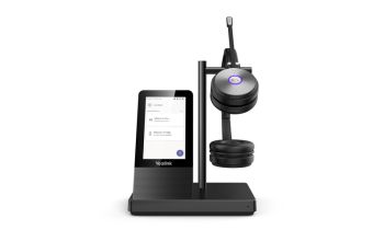 Yealink WH66 Dual Teams Persönliches Audio-Konferenzsystem Kabellos Kopfband Büro/Callcenter USB Typ-A Bluetooth Ladestation Schwarz