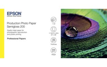 Epson Production Photo Paper Semigloss 200 44" x 30m