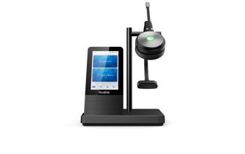Yealink WH66 Mono UC Kopfhörer Kabellos Kopfband Büro/Callcenter USB Typ-A Bluetooth Ladestation Schwarz