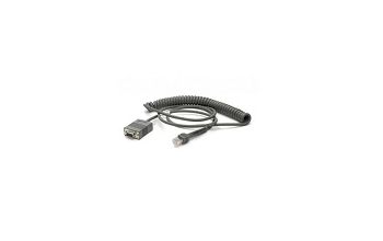 Zebra CBA-R71-C09ZAR Serien-Kabel Schwarz 2,8 m RS232 DB9