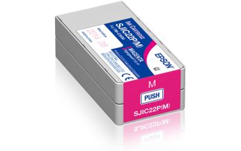 Epson SJIC22P(M): Ink cartridge for ColorWorks C3500 (Magenta)