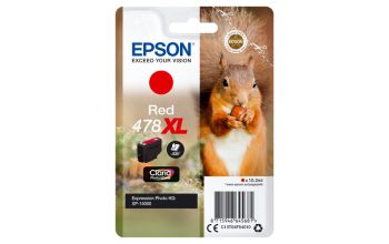 Epson Squirrel Singlepack Red 478XL Claria Photo HD Ink