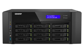 QNAP TS-h1290FX NAS Tower Ethernet/LAN Schwarz 7302P
