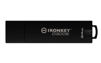 Kingston Technology IronKey 64GB D300S AES 256 XTS verschlüsselter USB-Stick