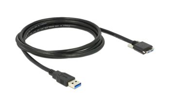 DeLOCK 2m USB 3.0 USB Kabel USB 3.2 Gen 1 (3.1 Gen 1) USB A Micro-USB B Schwarz