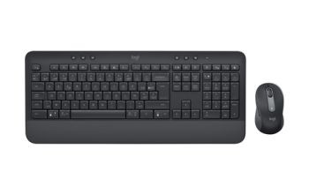 Logitech Signature MK650 Combo For Business Tastatur Maus enthalten Bluetooth AZERTY Belgisch Graphit