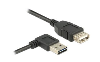 DeLOCK 2m, USB 2.0-A - USB 2.0-A USB Kabel USB A Schwarz
