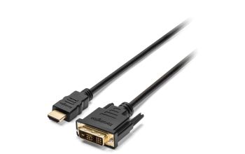 Kensington HDMI (M) to DVI-D (M) passive bi-directional cable, 1.8m (6ft)