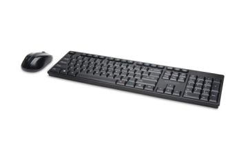 Kensington Pro Fit Tastatur Maus enthalten RF Wireless QWERTY Spanisch Schwarz