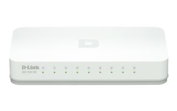 D-Link GO-SW-8E/E Netzwerk-Switch Unmanaged Fast Ethernet (10/100) Weiß