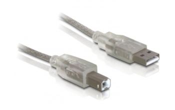 DeLOCK Cable USB 2.0 A-B - 0.5m USB Kabel 0,5 m USB A USB B Grau