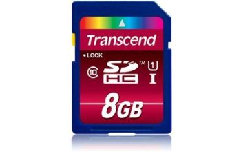 Transcend 8GB SDHC Class 10 UHS-I NAND Klasse 10