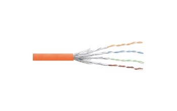 InLine Patchkabel Cat.6 S/FTP (PiMf), orange, AWG27, PVC, CU, 100m