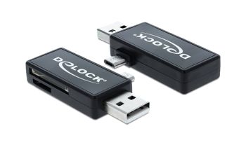 DeLOCK 91731 Kartenleser USB 2.0 Schwarz