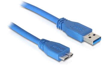 DeLOCK 83502 USB Kabel 5 m USB 3.2 Gen 1 (3.1 Gen 1) USB A Micro-USB B Blau