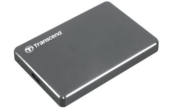 Transcend StoreJet 25C3 Externe Festplatte 1 TB Grau