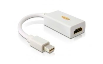 DeLOCK Adapter mini Displayport / HDMI FM HDMI Typ A (Standard) Weiß