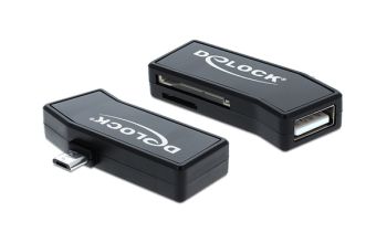 DeLOCK 91730 Kartenleser USB 2.0 Schwarz