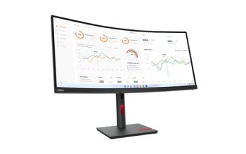 Lenovo ThinkVision T34w-30 LED display 86,4 cm (34") 3440 x 1440 Pixel Wide Quad HD Schwarz