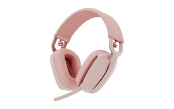 Logitech Zone Vibe 100 Kopfhörer Kabellos Kopfband Anrufe/Musik Bluetooth Pink