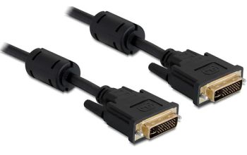 DeLOCK 2m DVI-I DVI-Kabel Schwarz