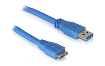 DeLOCK Micro USB 3.0 - 2M USB Kabel USB A Blau