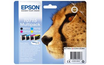 Epson Multipack 4 Farben T0715, DURABrite Ultra Ink