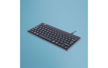 R-Go Tools Compact Break R-Go Tastatur, QWERTY (UK), verkabelt, schwarz