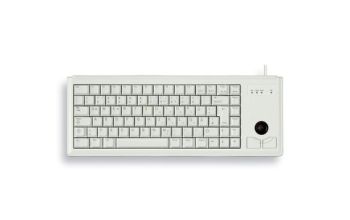 CHERRY G84-4400 TRACKBALL Kabelgebundene Tastatur, PS2, Hell Grau (QWERTZ - DE)
