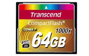 Transcend CompactFlash Card 1000x 64GB Kompaktflash MLC
