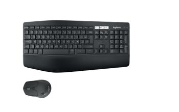 Logitech MK850 Performance Tastatur Maus enthalten RF Wireless + Bluetooth AZERTY Französisch Schwarz