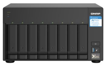 QNAP TS-832PX NAS Tower Ethernet/LAN Aluminium, Schwarz AL324