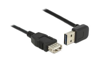 DeLOCK 1m, USB 2.0-A - USB 2.0-A USB Kabel USB A Schwarz