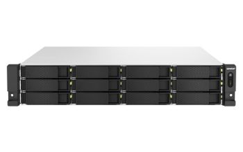 QNAP TS-H1887XU-RP NAS Rack (2U) Ethernet/LAN Schwarz, Weiß E-2336