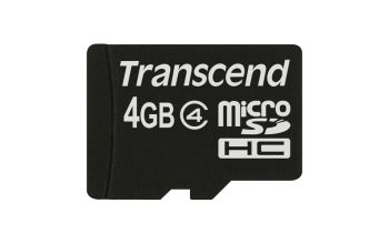 Transcend TS4GUSDC4 Speicherkarte 4 GB MicroSDHC
