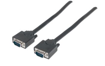 Manhattan SVGA Monitorkabel, HD15 Stecker auf HD15 Stecker, 1,8 m