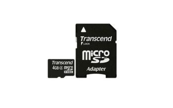 Transcend 4 GB microSDHC Klasse 4